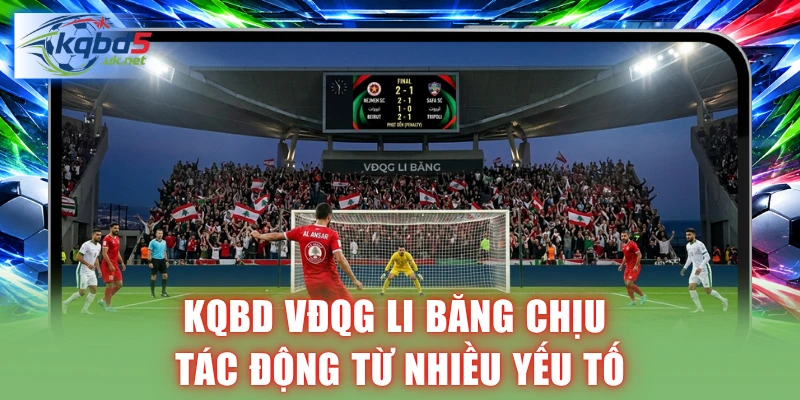KQBD VĐQG Li Băng chịu tác động từ nhiều yếu tố